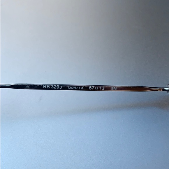 Rayban Aviator style Gunmetal GREY Lens sunglasses - Picture 4 of 5